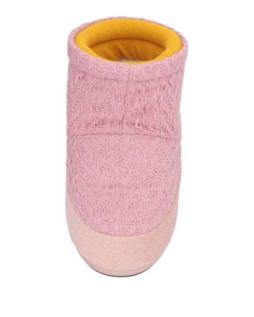 Moon Boot Pink Ankle Boots