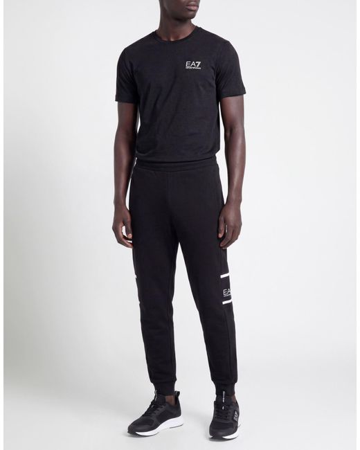EA7 Black Trouser for men