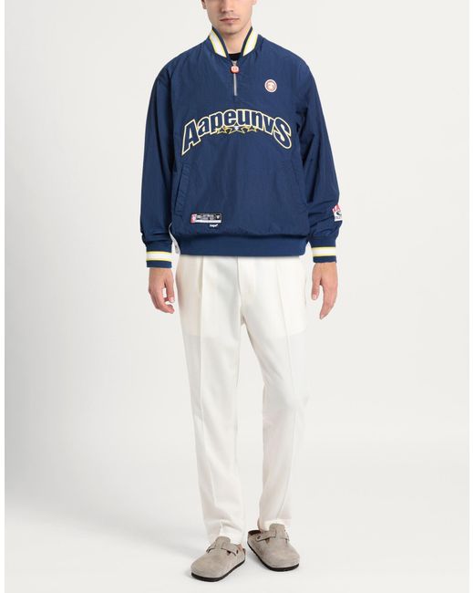 Aape By A Bathing Ape Blue Jackets for men