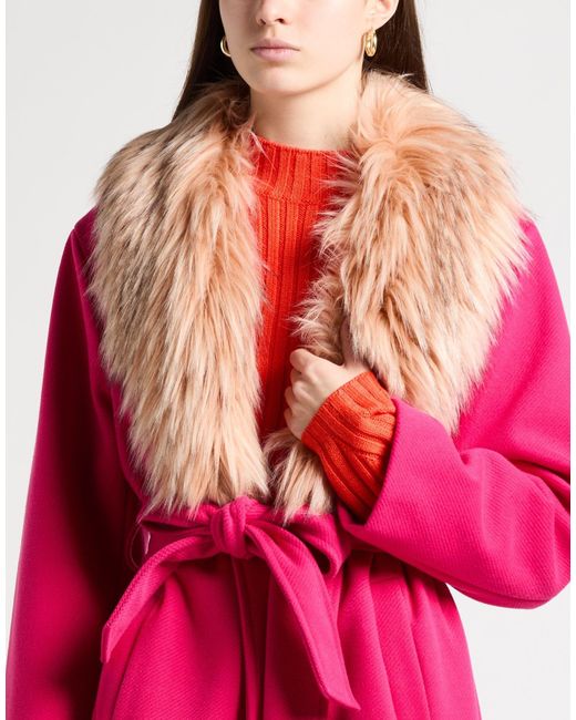 Pink Memories Pink Coat Polyester