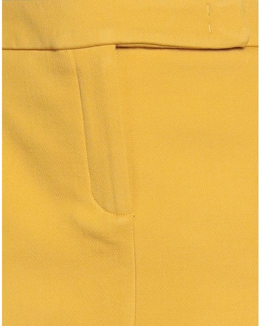 BCBGMAXAZRIA Yellow Mini Skirt