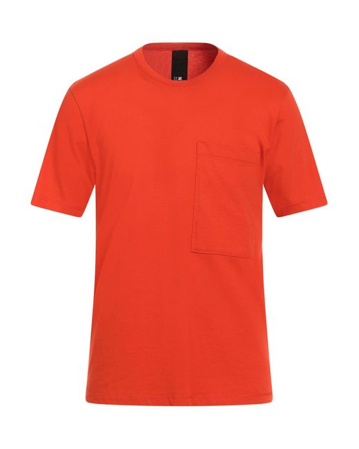 NOUMENO CONCEPT Red T-shirt for men