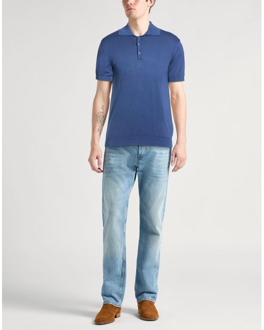 Crossley Blue Sweater for men