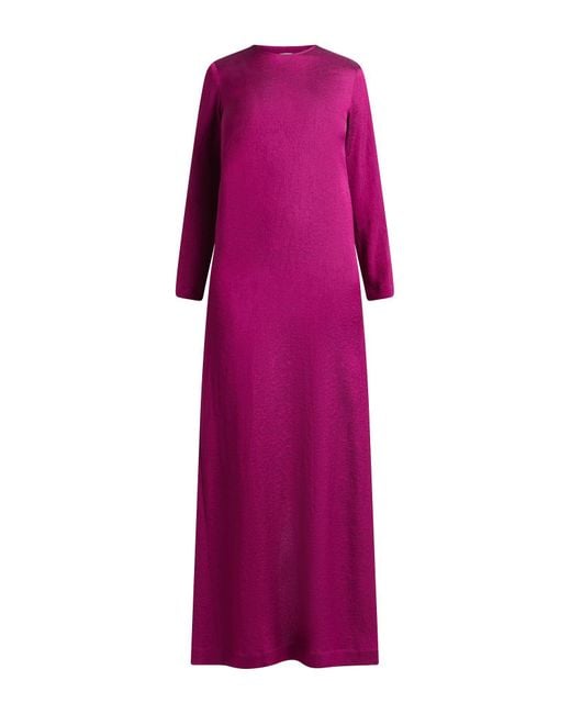 Alysi Purple Maxi-Kleid