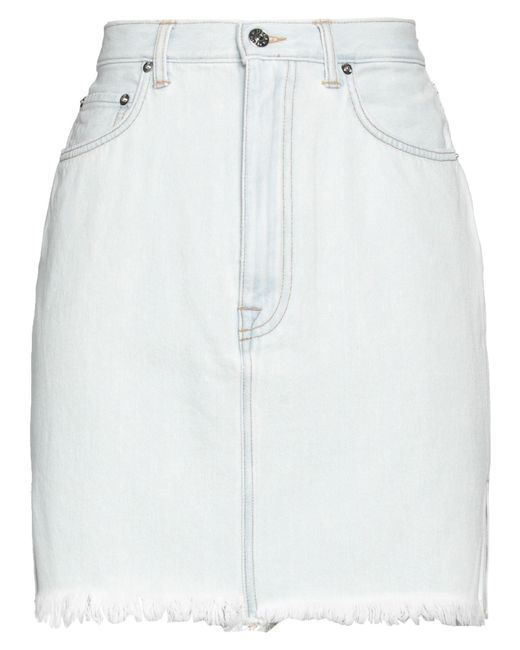 People White Mini Skirt