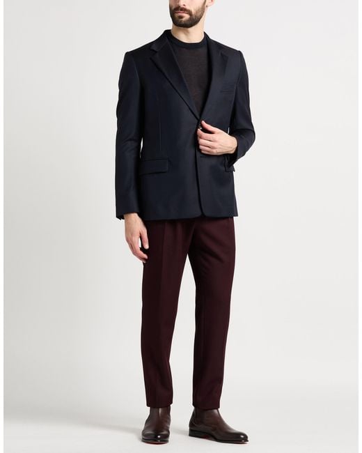 Lanvin Black Blazer Virgin Wool for men