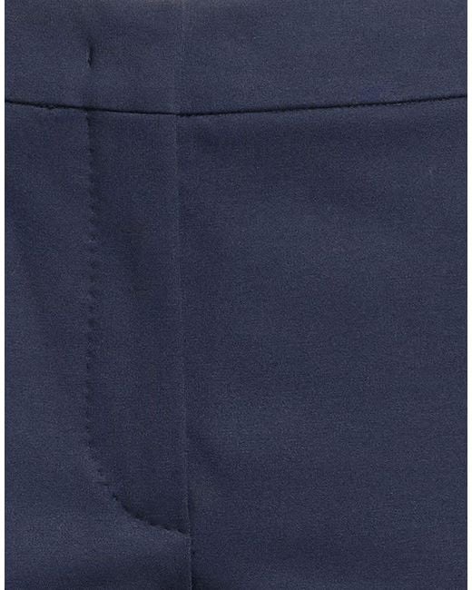 Max Mara Blue Pants Viscose, Polyamide, Elastane