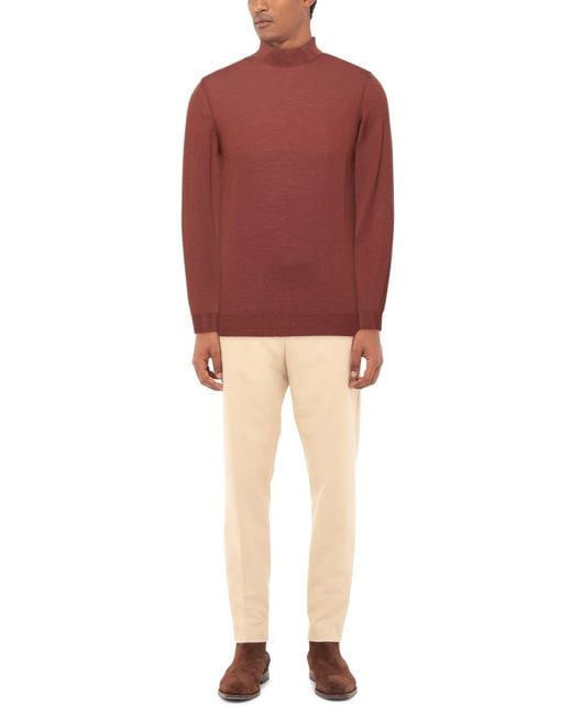 Drumohr Red Turtleneck for men