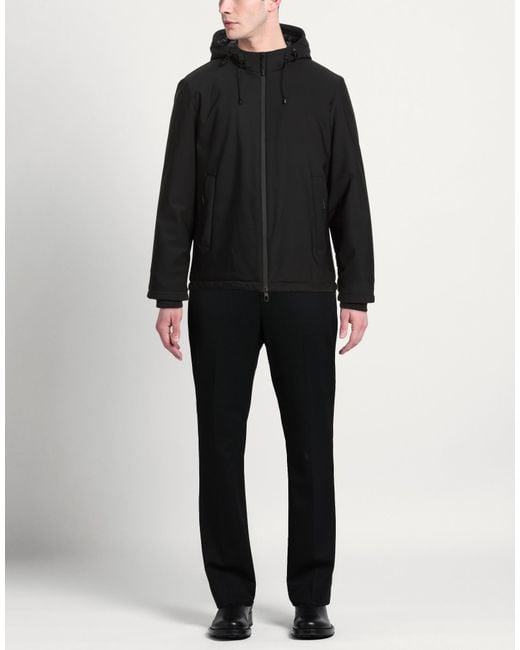 BRERAS Milano Black Jacket Polyamide, Elastane for men