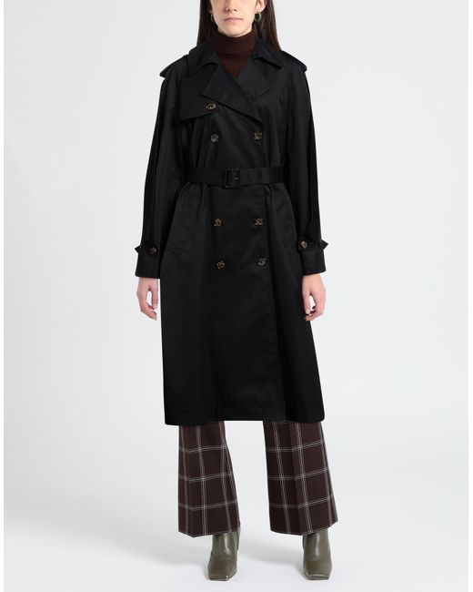 Alexandre Vauthier Black Overcoat & Trench Coat