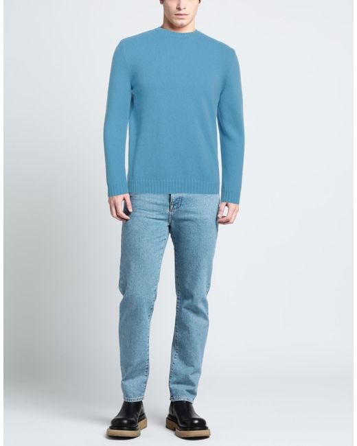Mp Massimo Piombo Blue Jumper for men