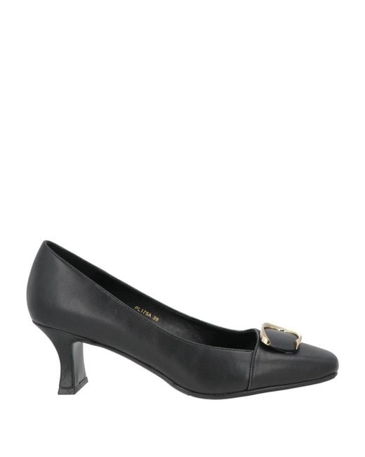 Luciano Barachini Black Pumps Leather