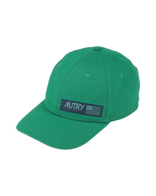 Autry Green Hat Cotton for men