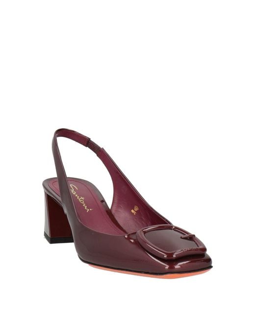 Santoni Purple Pumps
