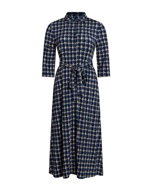 Siyu Blue Midi Dress