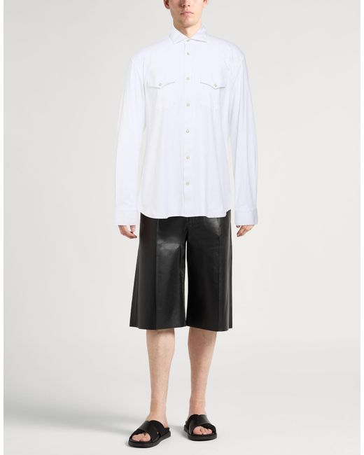 Camisa Moorer de hombre de color White