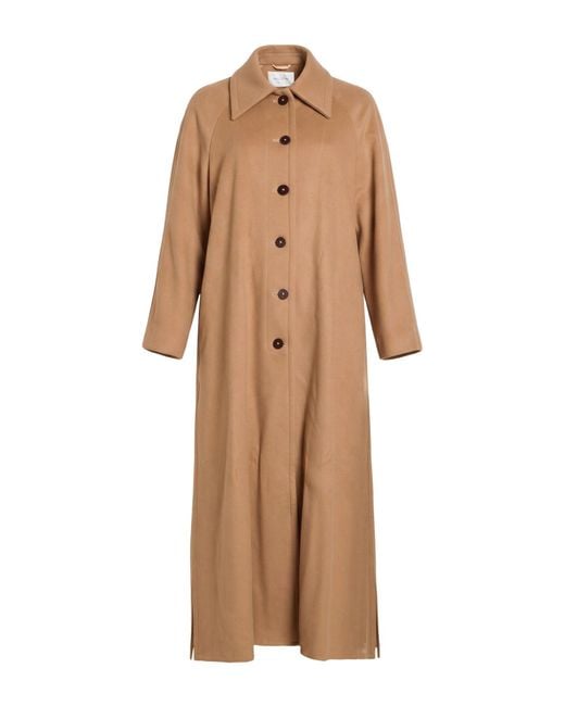 Ballantyne Natural Camel Coat Virgin Wool