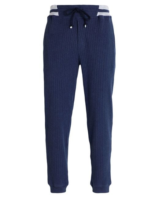 Brunello Cucinelli Blue Trouser for men