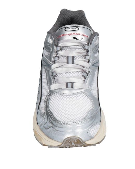 PUMA White Sneakers Textile Fibers
