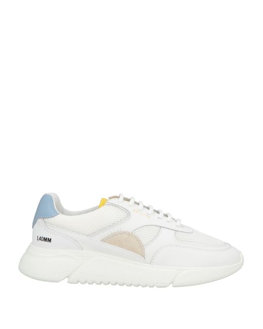 Axel Arigato White Sneakers Leather, Textile Fibers