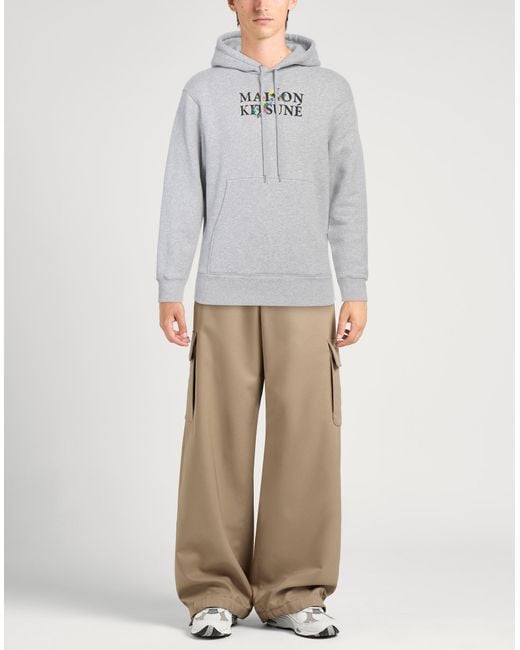 Maison Kitsuné Gray Sweatshirt for men