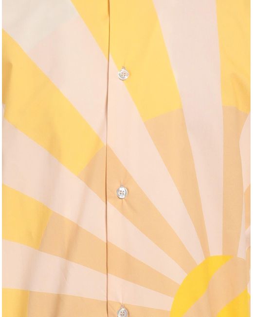 EBIT Yellow Shirt Cotton for men