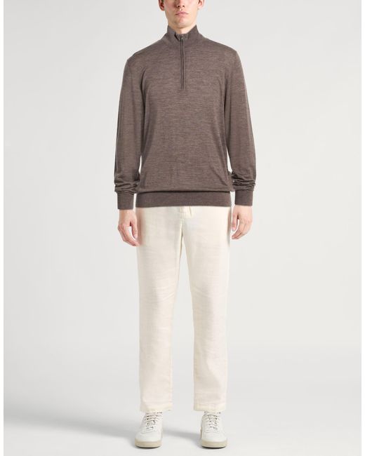 Cuello Alto Hackett de hombre de color Brown
