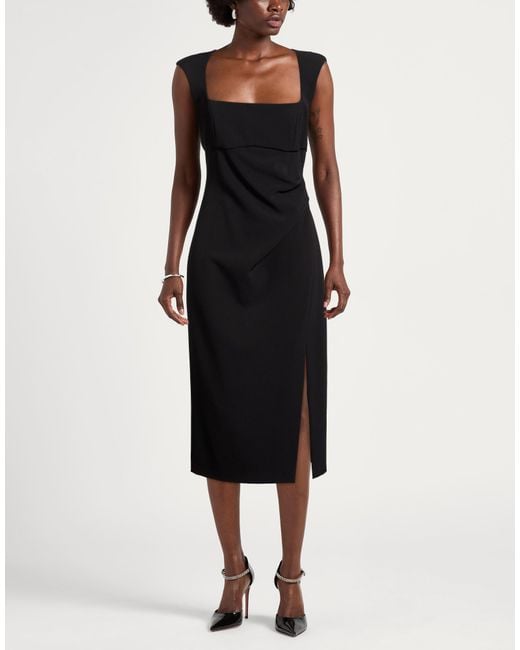 Pinko Black Midi Dresses