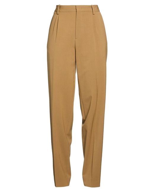 Cellar Door Natural Khaki Pants Virgin Wool, Polyester, Elastane