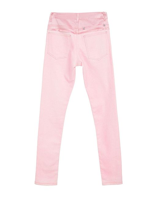 Givenchy Pink Fuchsia Jeans Cotton, Elastane, Silk