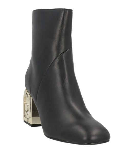 Liu Jo Black Ankle Boots Leather