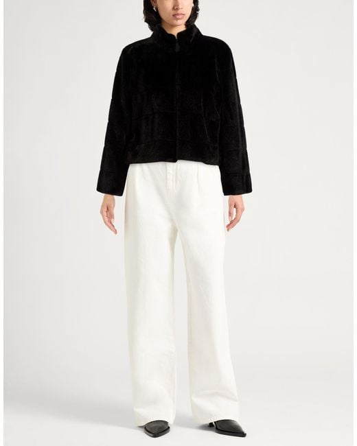Marella Black Shearling & Teddy