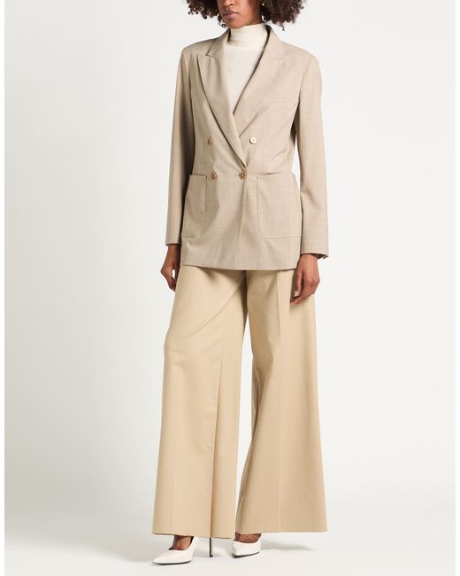 Max Mara Natural Blazer Virgin Wool, Elastane