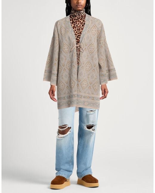 Circus Hotel Natural Cardigan Polyester, Polyamide