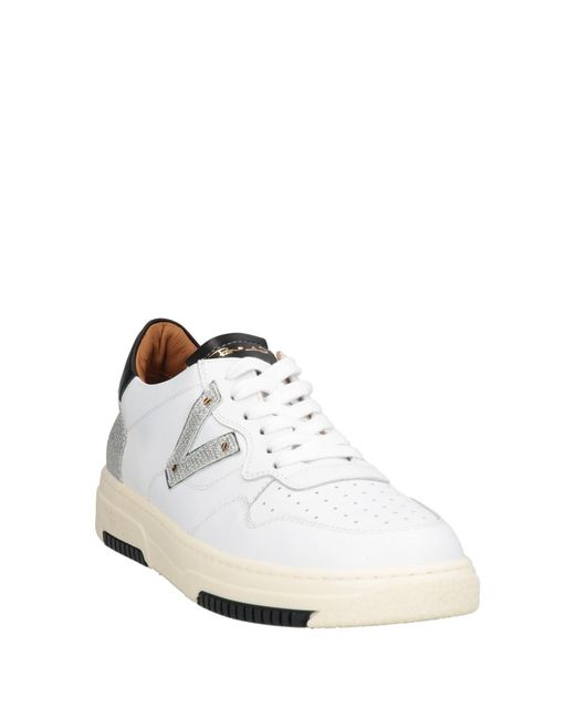 Via Roma 15 White Sneakers Leather