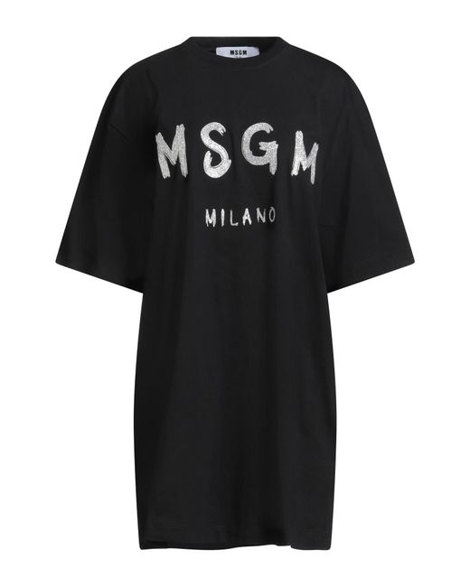 MSGM Black Mini Dress