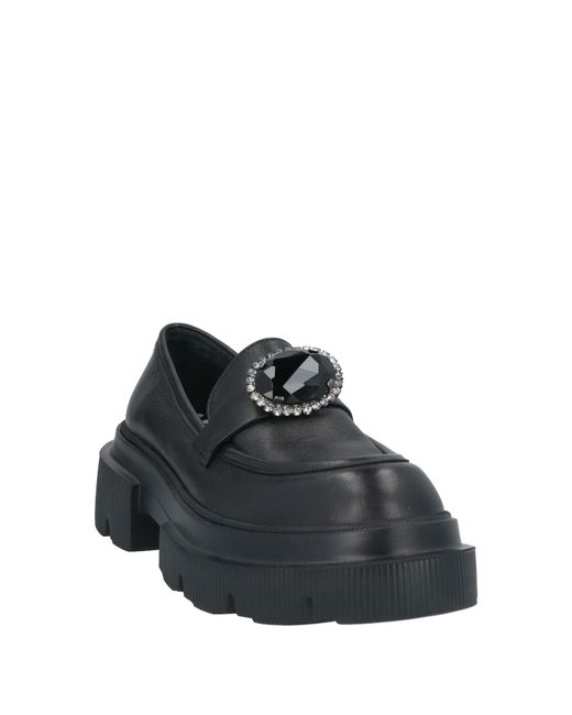 Tosca Blu Black Loafers Leather