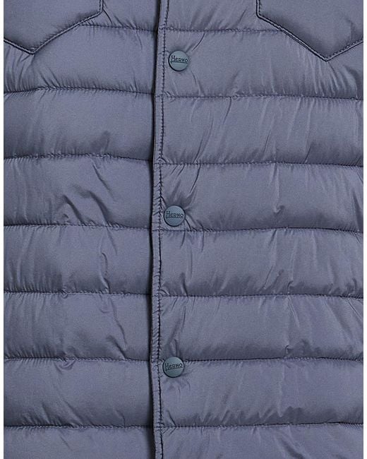 Herno Blue Legend Puffer Polyamide, Polyurethane, Acetate, Polyester for men