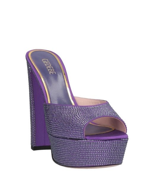 Gedebe Purple Sandals