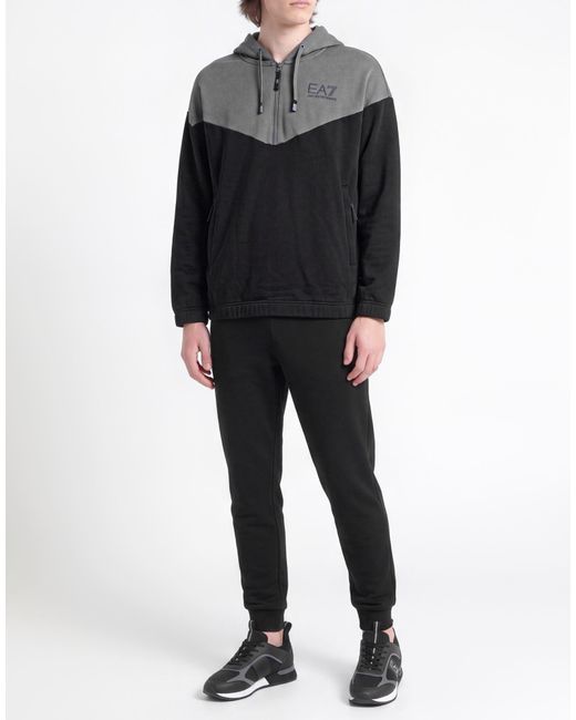 EA7 Black Tracksuit for men