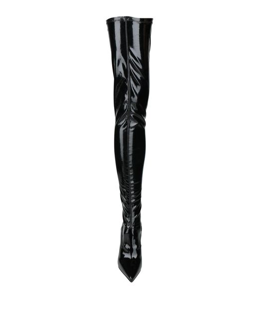 Le Silla Black Boot Leather