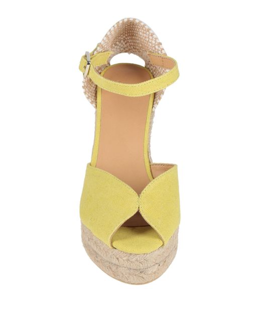 Castaner Metallic Espadrilles Textile Fibers