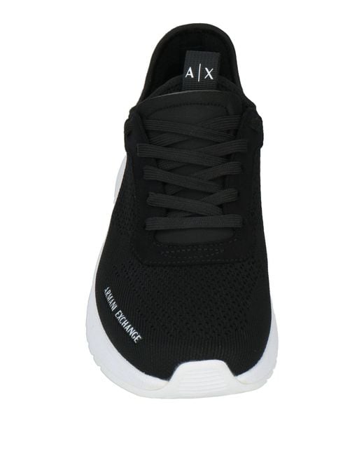ARMANI EXCHANGE Black Trainers for men