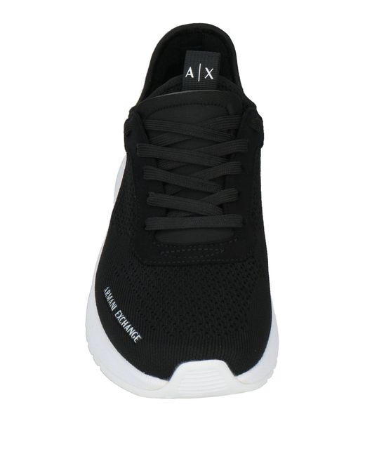 ARMANI EXCHANGE Black Trainers for men
