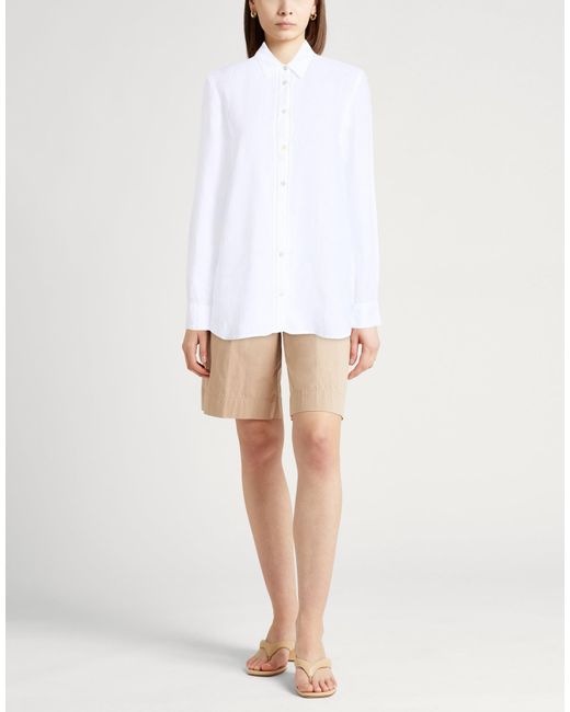120% Lino White Shirt Linen