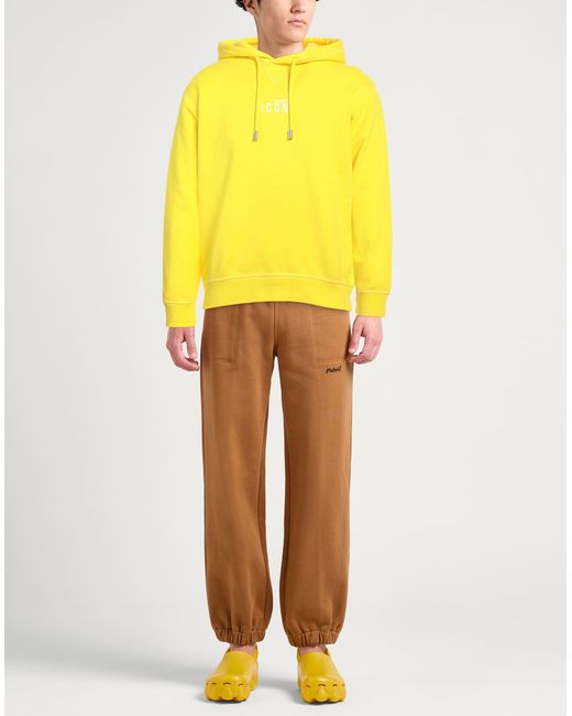 DSquared² Yellow Sweatshirt for men