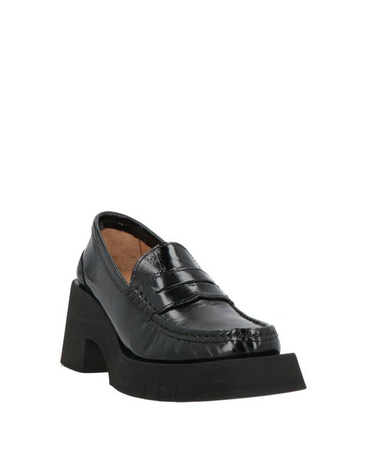 Paloma Barceló Black Loafers Leather