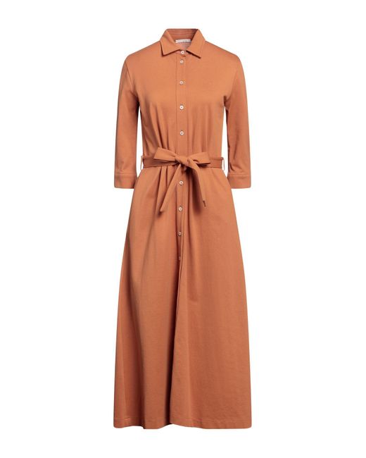 Circolo 1901 Orange Midi Dress