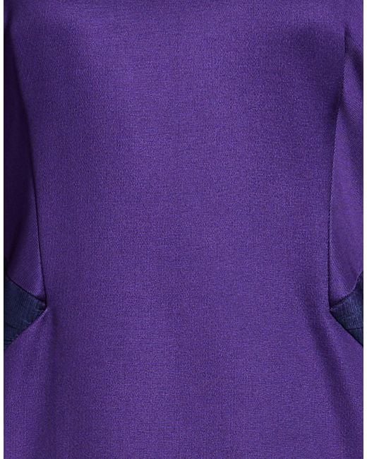 Versace Purple Mini Dress Silk, Viscose, Polyamide, Elastane