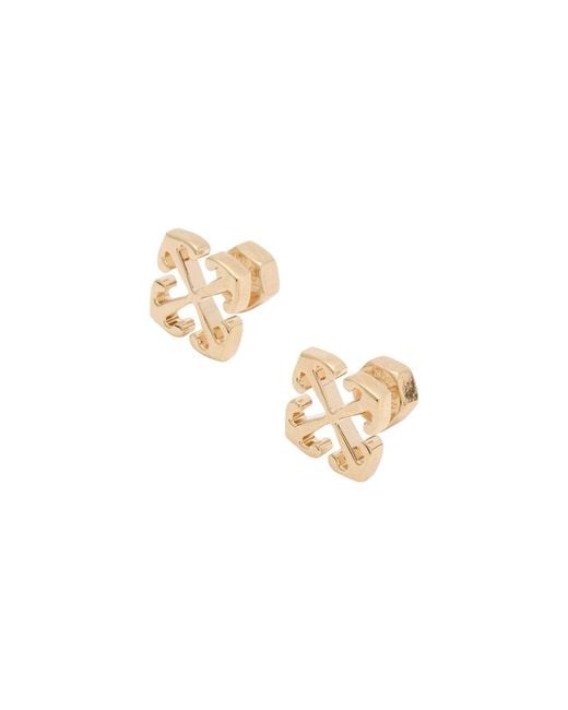 Off-White c/o Virgil Abloh Metallic Earrings Brass
